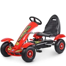 Детский педальный карт M 1450-3 веломобиль, красный